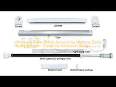 Χονδρική Roller Blinds Accessories Window Blinds Hooks & Rods - Πλήρης σειρά αξεσουάρ