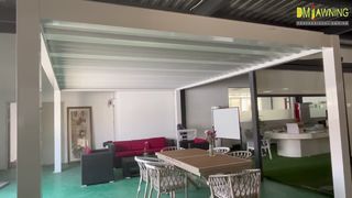 Μηχανοκίνητες ρυθμιζόμενες ανακλινόμενες περσίδες αλουμινίου