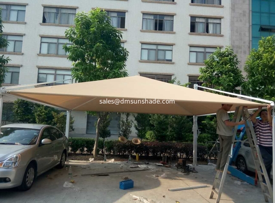 Cheap Car Roof Awning HDPE Fabric Large Size Car Park Awnings For Sale