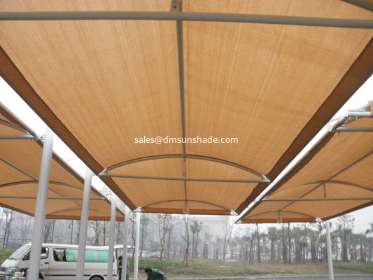 Cheap Car Roof Awning HDPE Fabric Large Size Car Park Awnings For Sale
