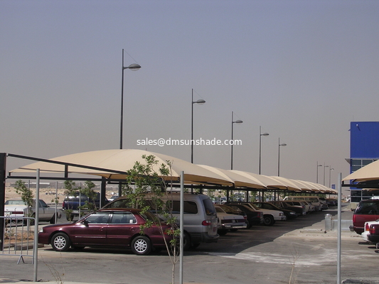 Cheap Car Roof Awning HDPE Fabric Large Size Car Park Awnings For Sale