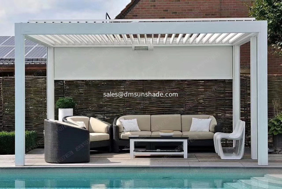 Bioclimatic Gazebo Awning garden Aluminum Louver Gazebo pergola Canopy