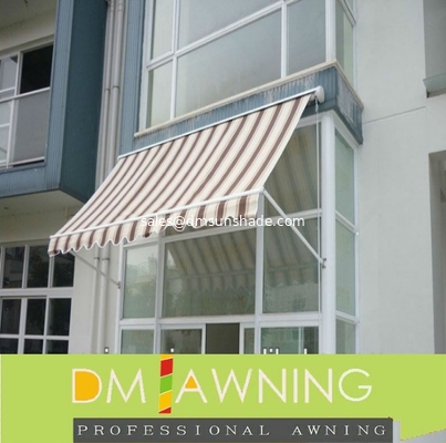 Outdoor Vertical Drop Arm Retractable Awning For Window Sunshade Heavy Duty Drop Arm Retractable Awnings