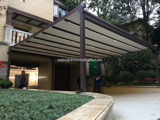 Aluminum Retractable PVC Pergola Canopy,retractable Roof Awning Pergola Hotels