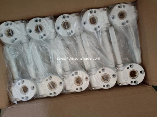 Heavy Duty Manual Awning Gear Box for Retractable Canopy Awning ,toldo Vertical Aluminum Fishing Butt Caps Copper Alloy