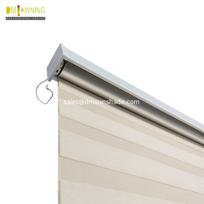 Electric sunshade zebra roller blinds
