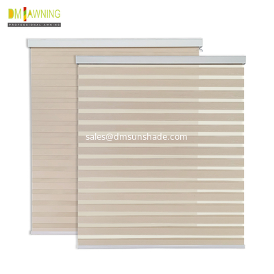Electric sunshade zebra roller blinds
