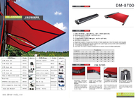 full casstte retractable  awning with high quality and folding chain arm awning  with windproof strongly