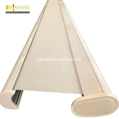Hot Sale Electric Full Cassette Awning White Color Frame and Acrylic Fabric Smooth