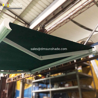 Hot Sale Electric Full Cassette Awning White Color Frame and Acrylic Fabric Smooth