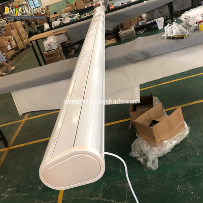 Hot Sale Electric Full Cassette Awning White Color Frame and Acrylic Fabric Smooth