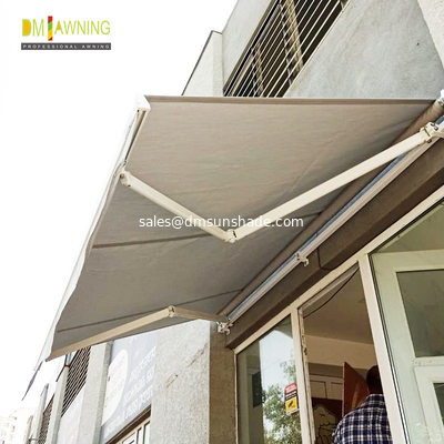 Aluminium Waterproof Retractable Awning House Balcony Remote Motor Control