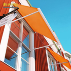 Heavy Duty Remote Control Outdoor Awnings Drop Arm Window Awning