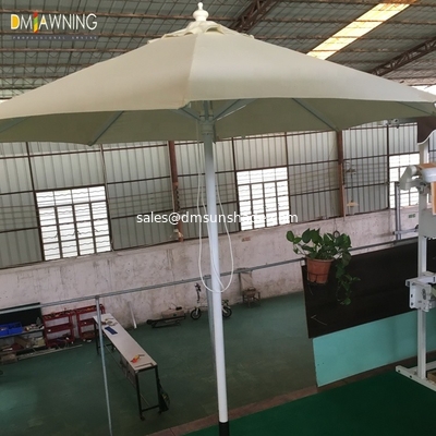 Red Pop Up Outdoor Patio Umbrella 2.5m Beach Umbrella For Swimming Pool