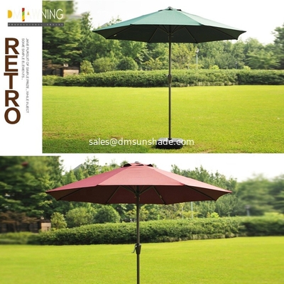 Red Pop Up Outdoor Patio Umbrella 2.5m Beach Umbrella For Swimming Pool