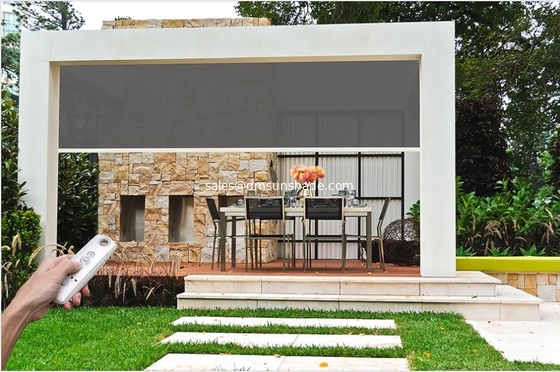 Windows Patio Zip Track Blinds Clear PVC Cafe Blinds