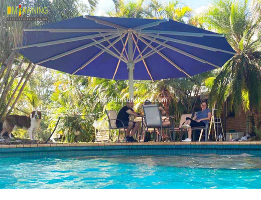 Strong And Big Size Beach Parasol Coffee Shop Sunshade Umbrella