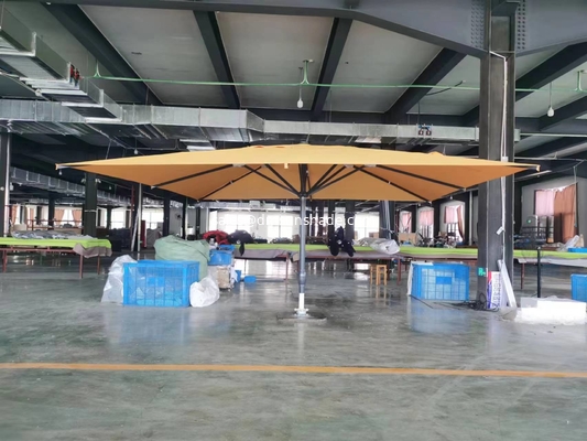 Strong And Big Size Beach Parasol Coffee Shop Sunshade Umbrella