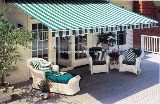 Commercial Retractable motorised cassette awning
