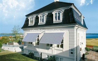 Heavy Duty Remote Control Outdoor Awnings Drop Arm Window Awning