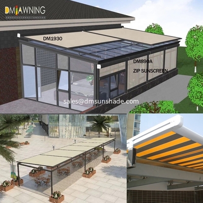 Black Louvered Roof Pergola Conservatory Remote Control Awning
