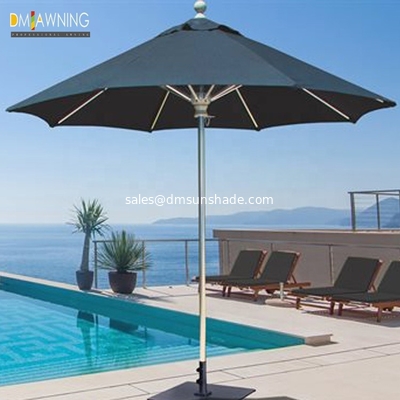 Red Pop Up Outdoor Patio Umbrella 2.5m Beach Umbrella For Swimming Pool