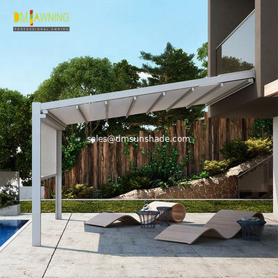 Waterproof Retractable PVC Pergola Awning